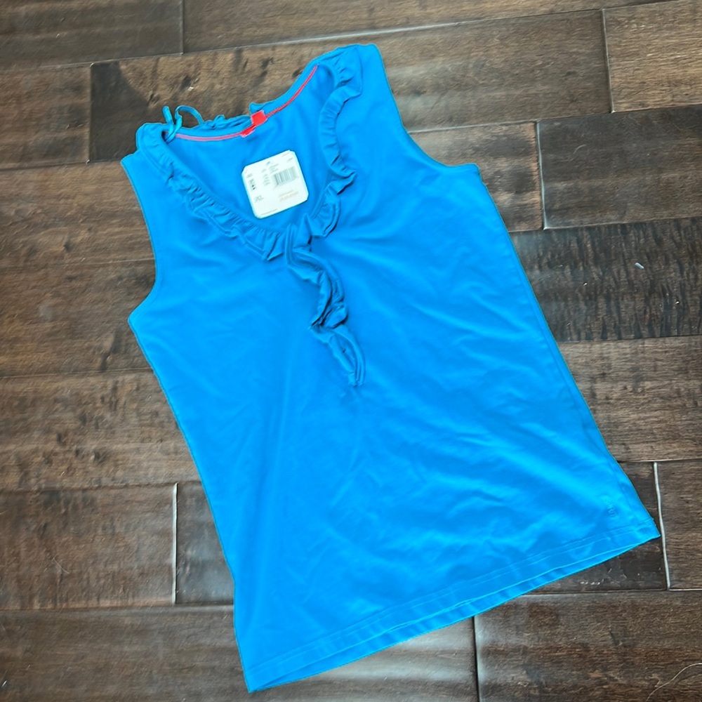 Esprit ruffled tank